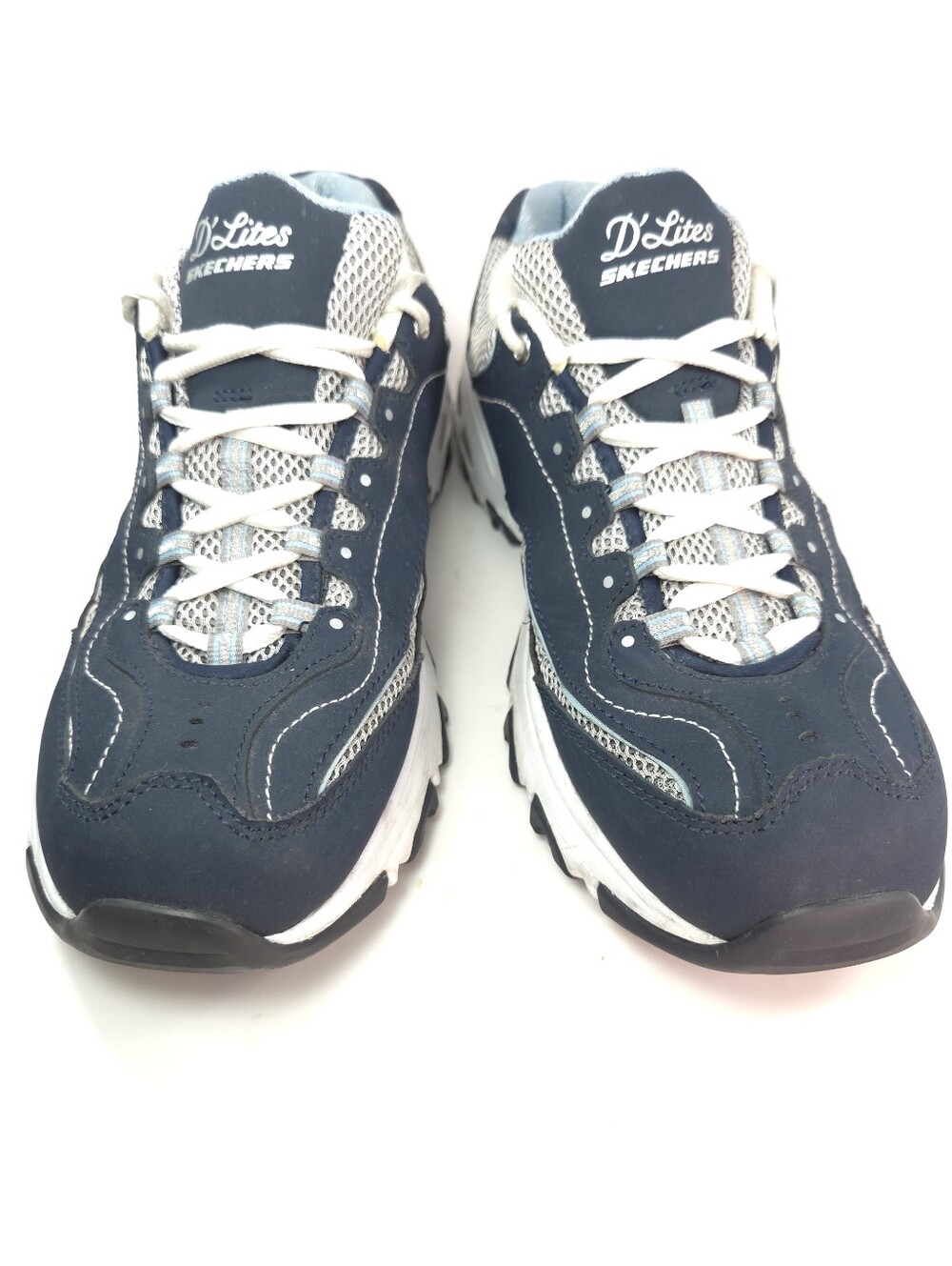 Skechers D’Lites Life Saver Navy & Light Blue Sneakers Sz 9.5 - Picture 5 of 16